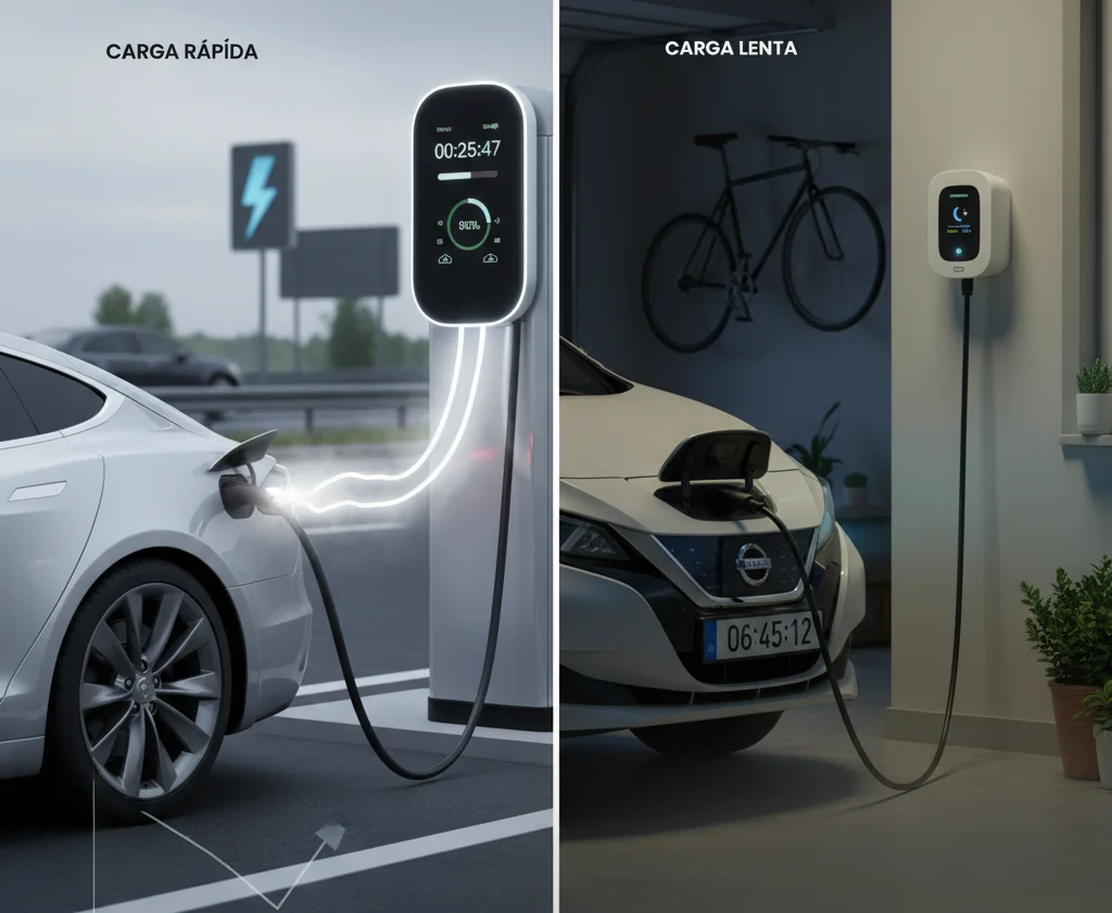 Recarga Rápida vs. Lenta