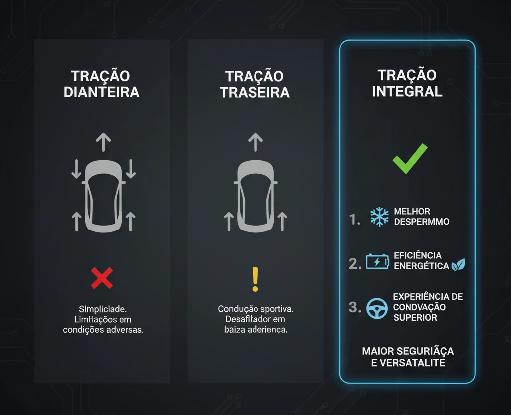 Tração Integral em Carros Elétricos
