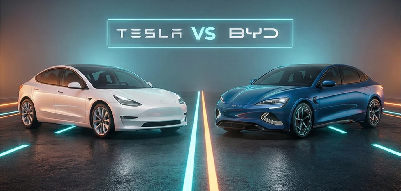 BYD Dolphin 2025: Desempenho, Preço e Por Que é um Sucesso Tesla Model 3 vs. <a href=