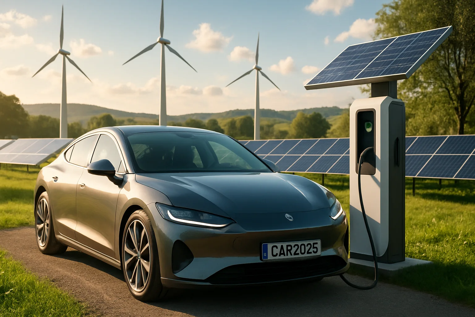 Energias Renováveis: O Combustível Limpo para o Futuro dos Carros Elétricos