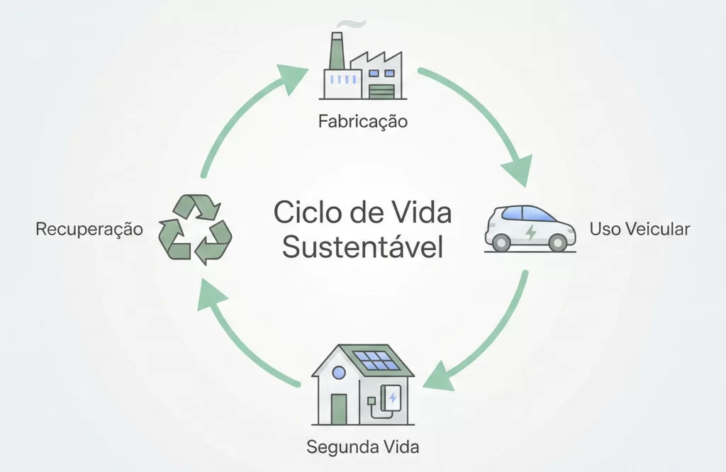 Reciclagem de Baterias de Carros Elétricos